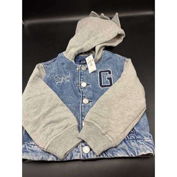 GAP Other - Baby Gap 2years Toddler Blue Denim Jacket NWT Snaps Pockets Fall/Winter/Boy/Girl
